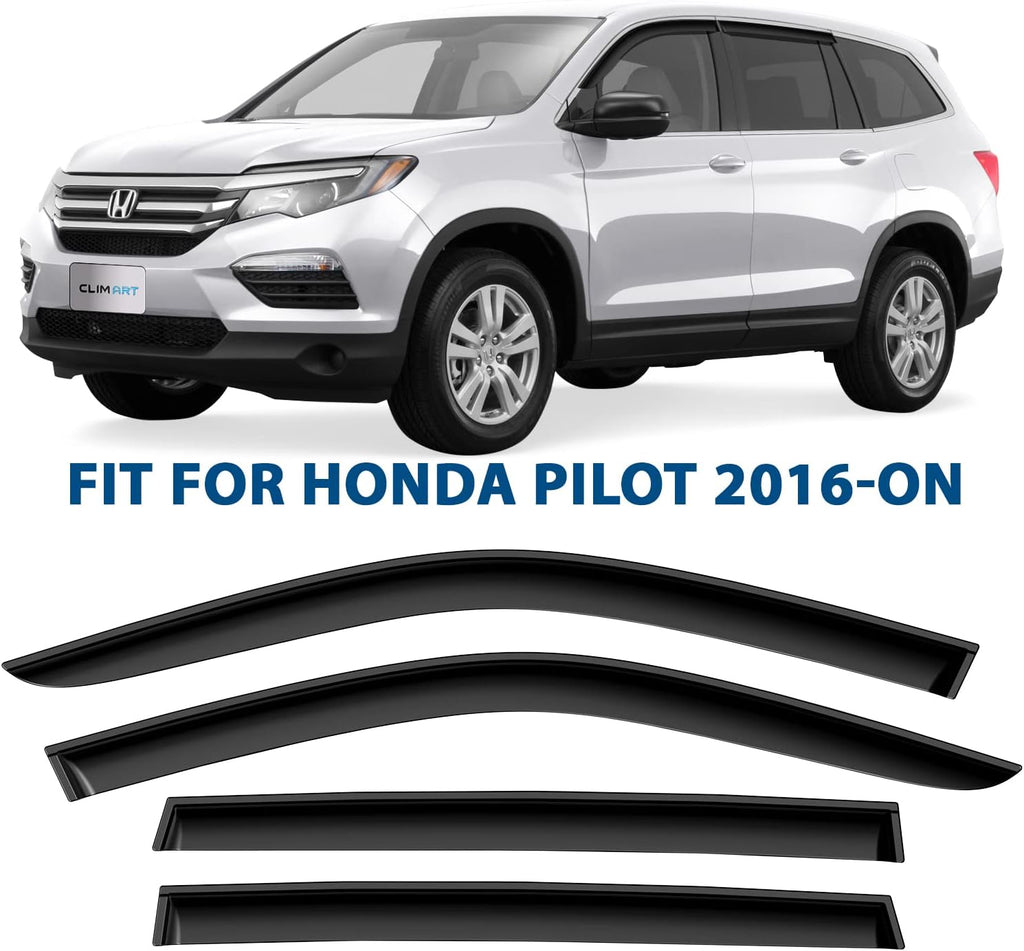 4pcs Rain Guards for Honda Pilot 2016-2022 Z365