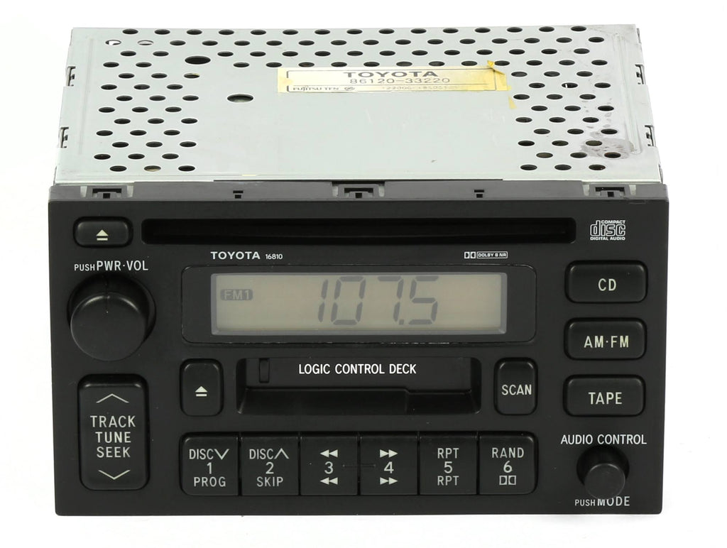 1999 Toyota Camry Avalon Solara Am FM Radio CD Cassette Face D6213