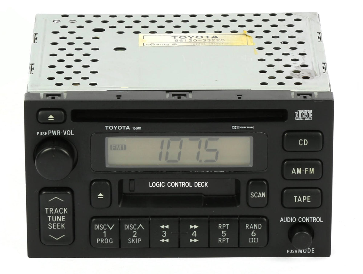 1999 Toyota Camry Avalon Solara Am FM Radio CD Cassette Face D6213
