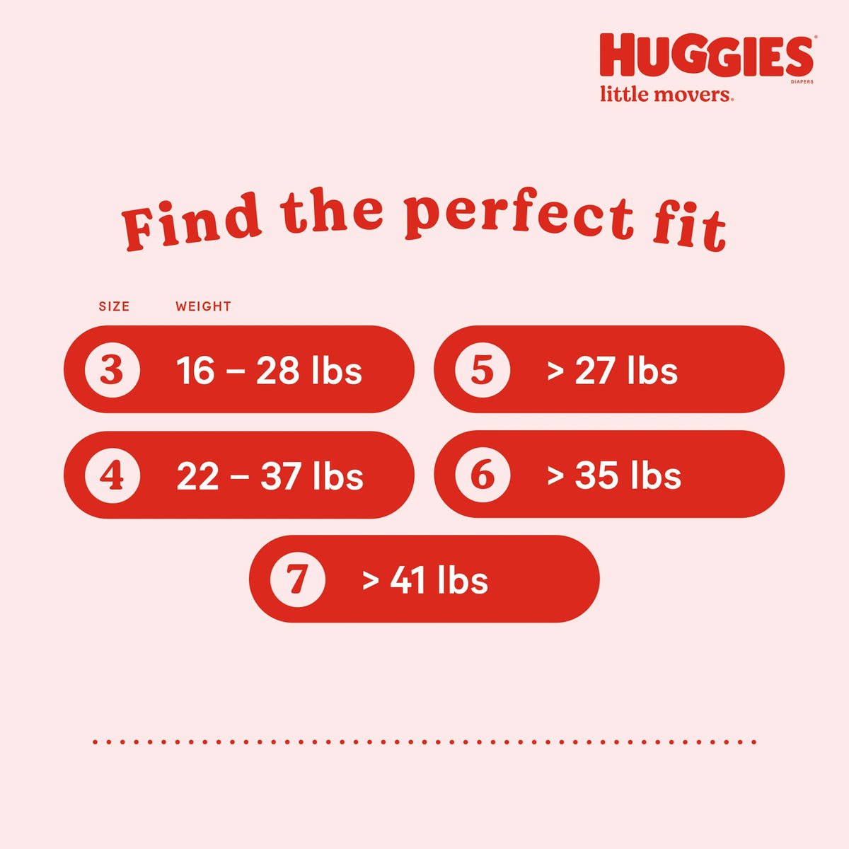 Huggies Little Movers Baby Diapers, Size 4, 22 Ct H1687