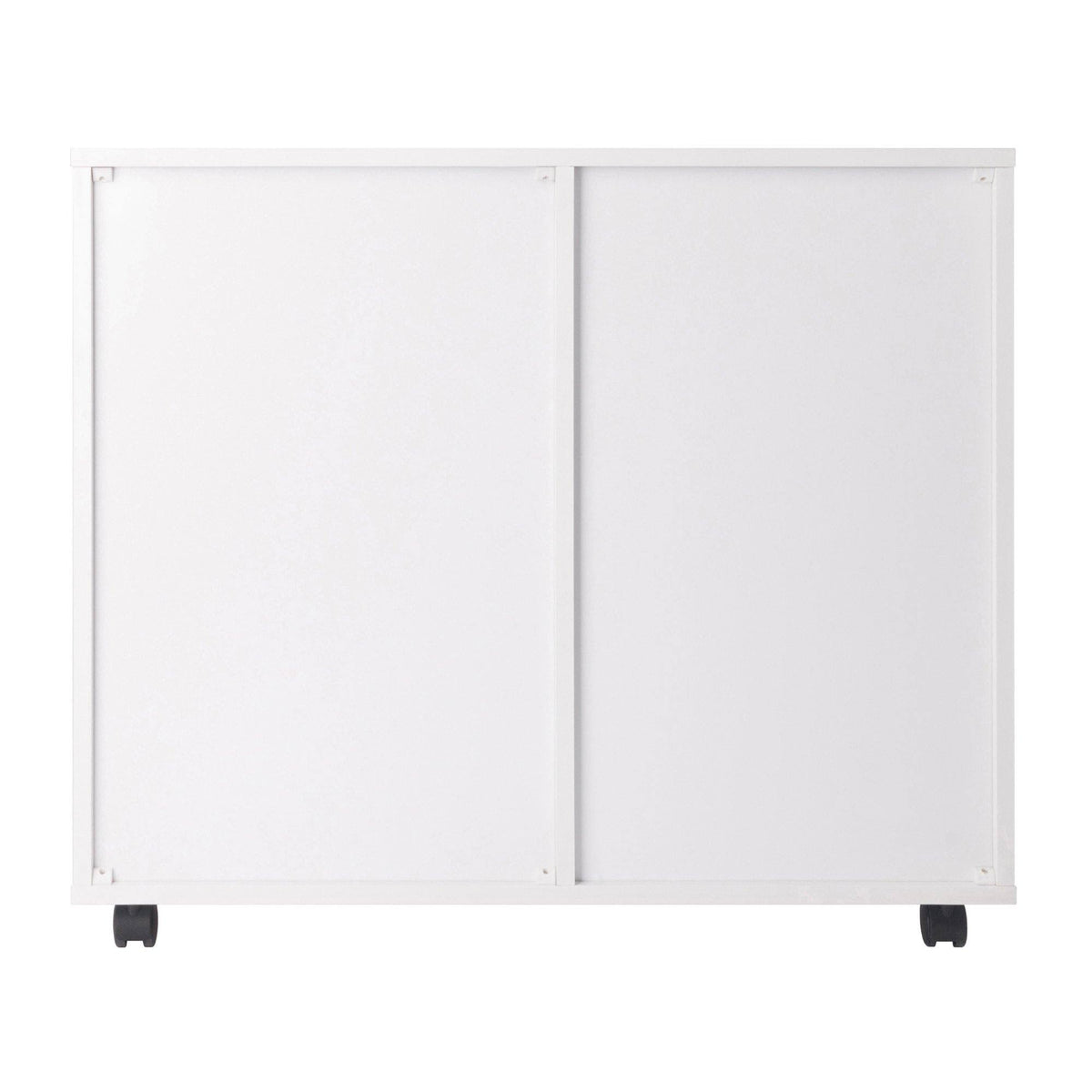 White 2-Section Mobile Filing Cabinet Z167355