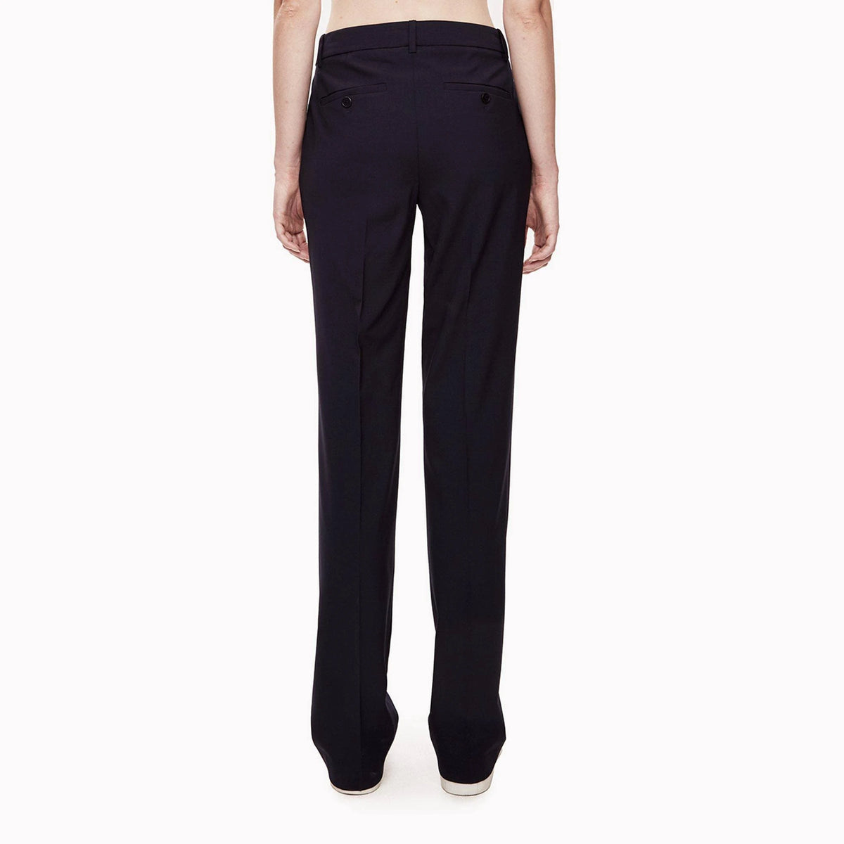 Stretch Wool Relaxed Straight Pant L62411