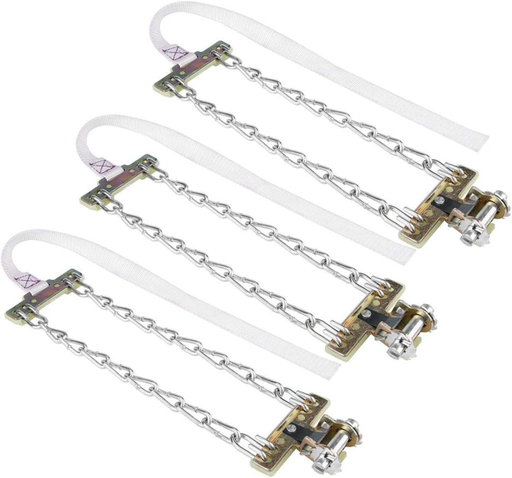 3pcs Steel Tire Anti-skid Snow Chains Pack of 2 T180266