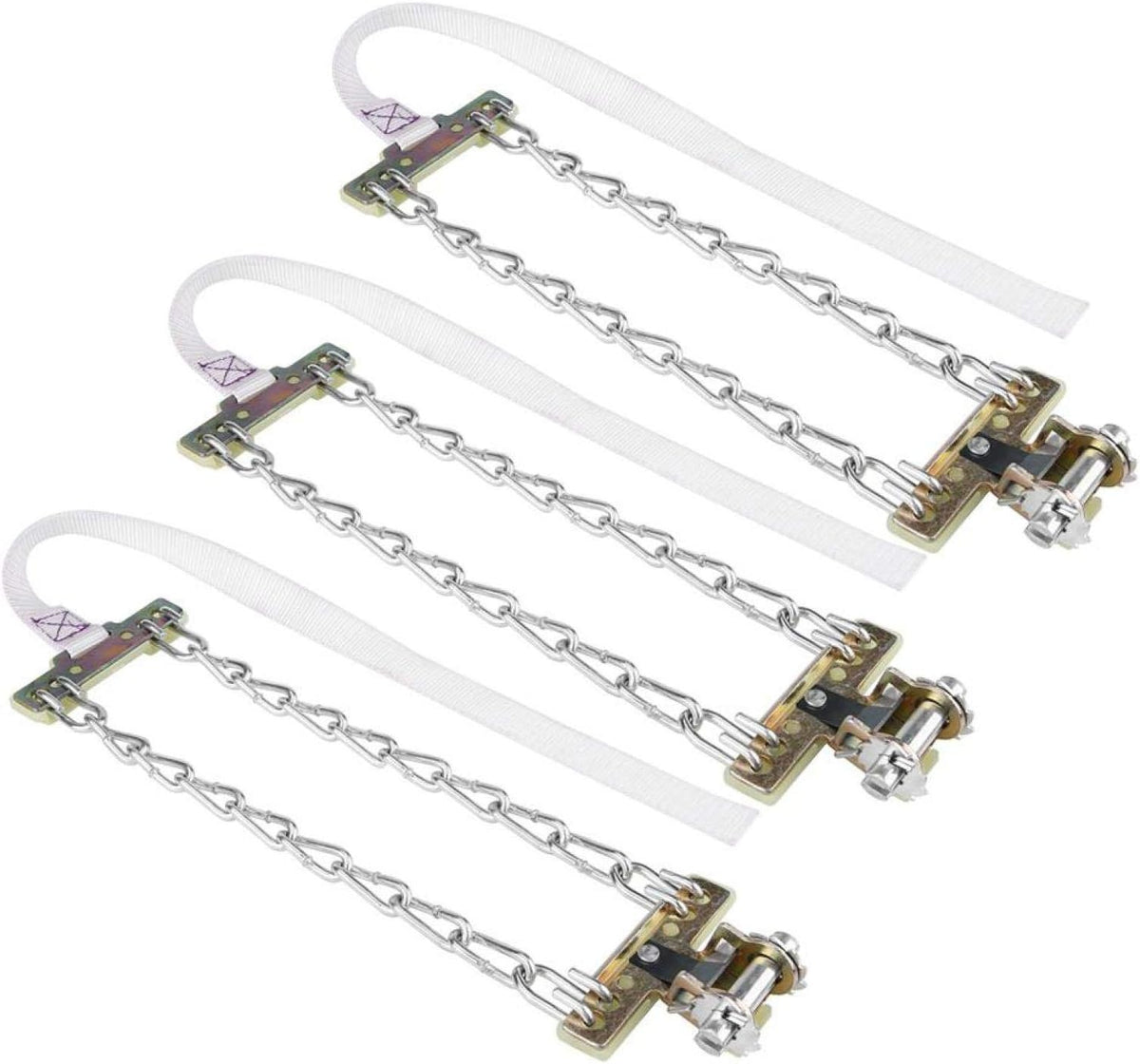 3pcs Steel Tire Anti-skid Snow Chains Pack of 2 T180266