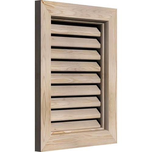 20-in W x 20-in H Vertical Gable Vent, Unfinished Pine E95375