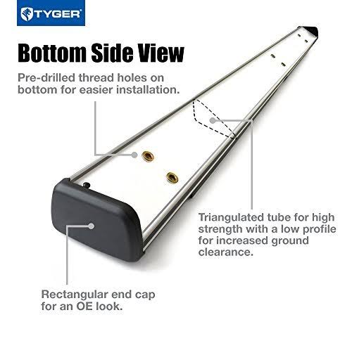 4 inch Stainless Steel Side Step Nerf Bars Running Boards D810
