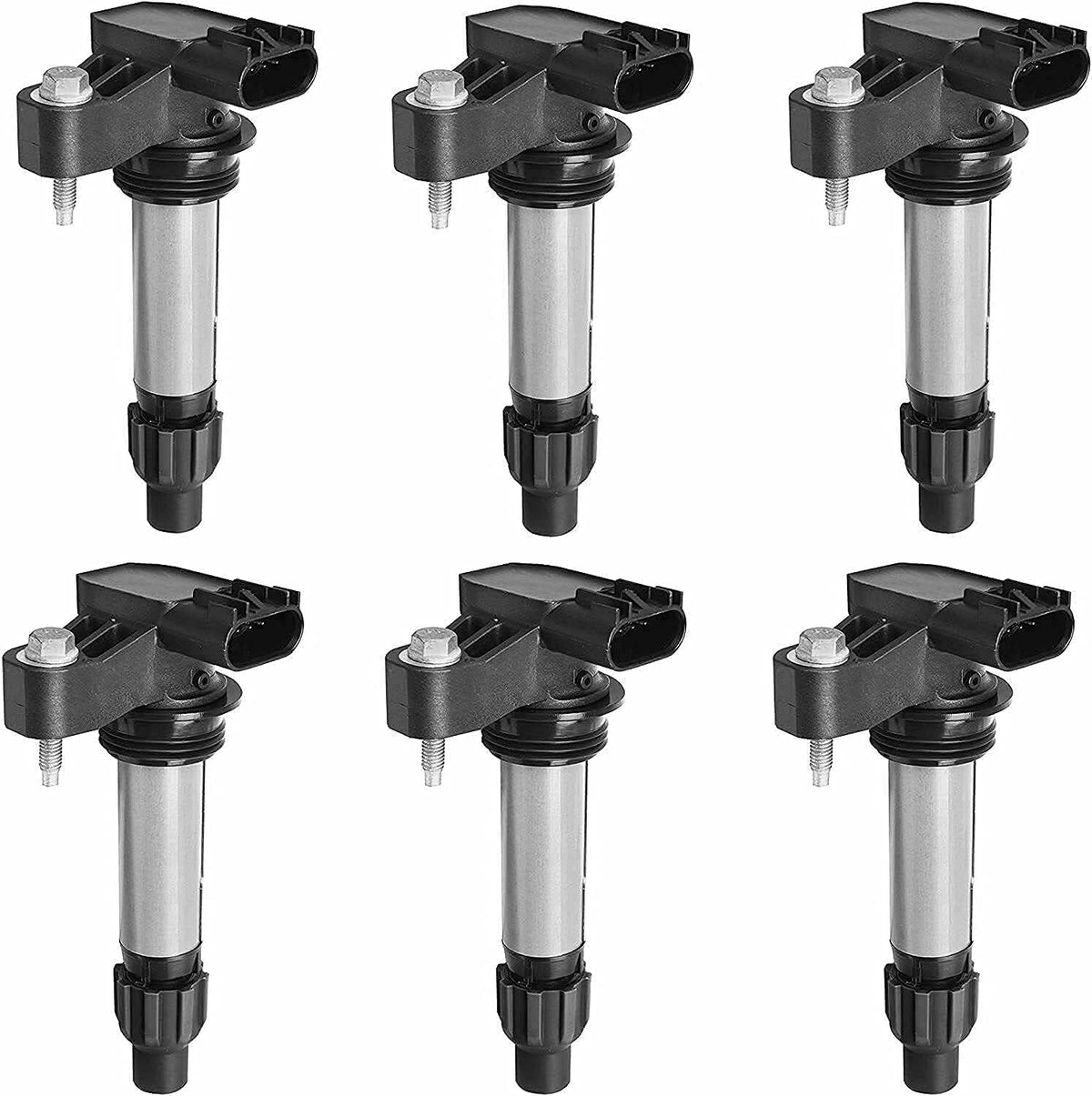 6 Ignition Coil with 6 Iridium Spark Plug E558661
