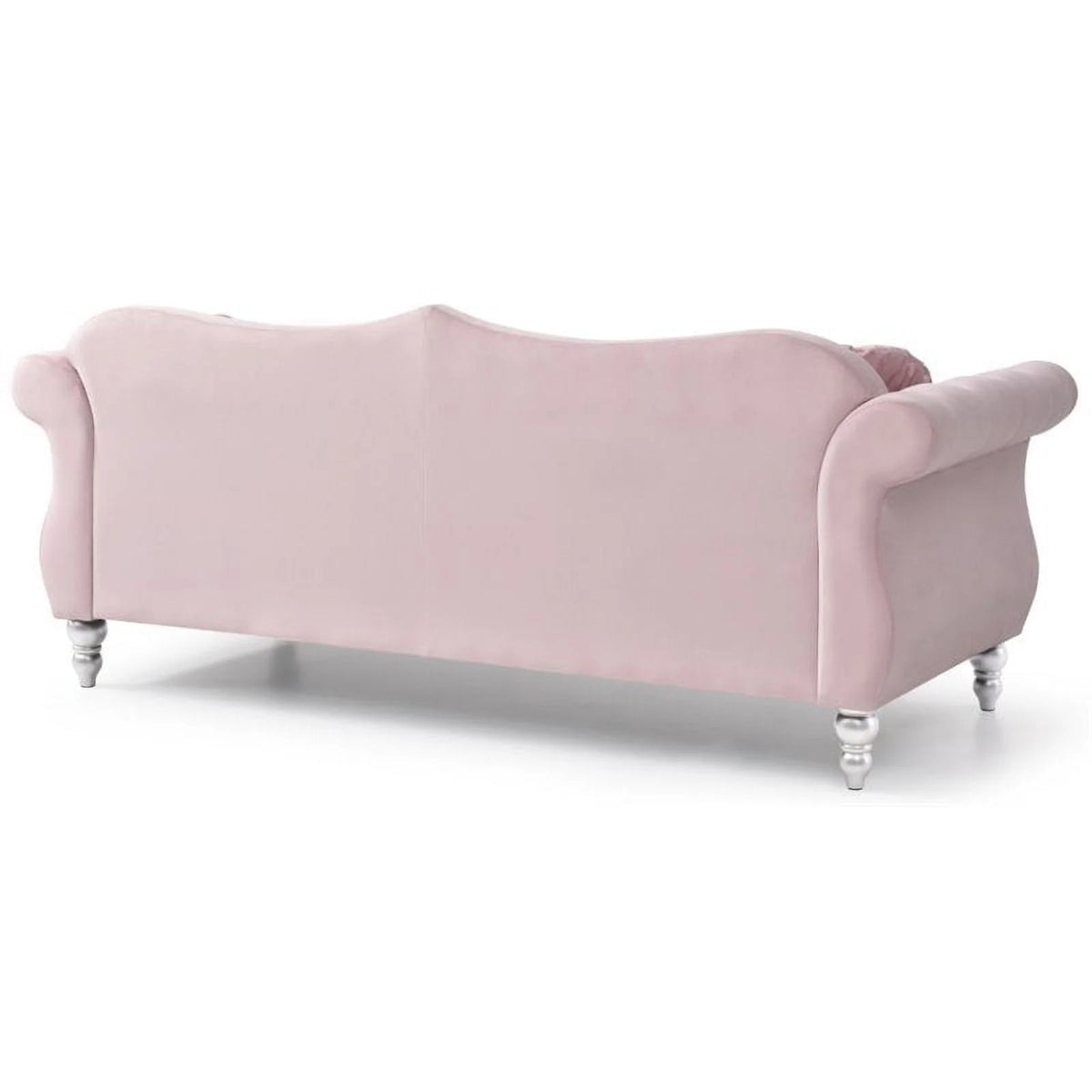 Pink 2-Piece Sofa and Loveseat Furniture Set D583