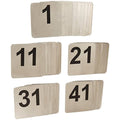 Stainless Steel Number Cards 1-50 Y68189