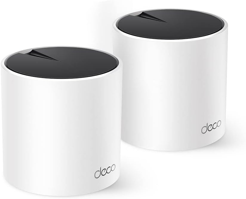 TP-Link Deco AX3000 WiFi 6 Mesh System (Deco X55) - Covers up to 6500 Sq.Ft. , Replaces Wireless Router and Extender, 3 Gigabit ports per unit, supports Ethernet Backhaul (3-pack) C849039