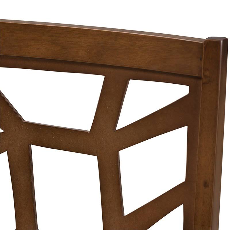 Light Brown Dining Side Chair Set of 2 B340