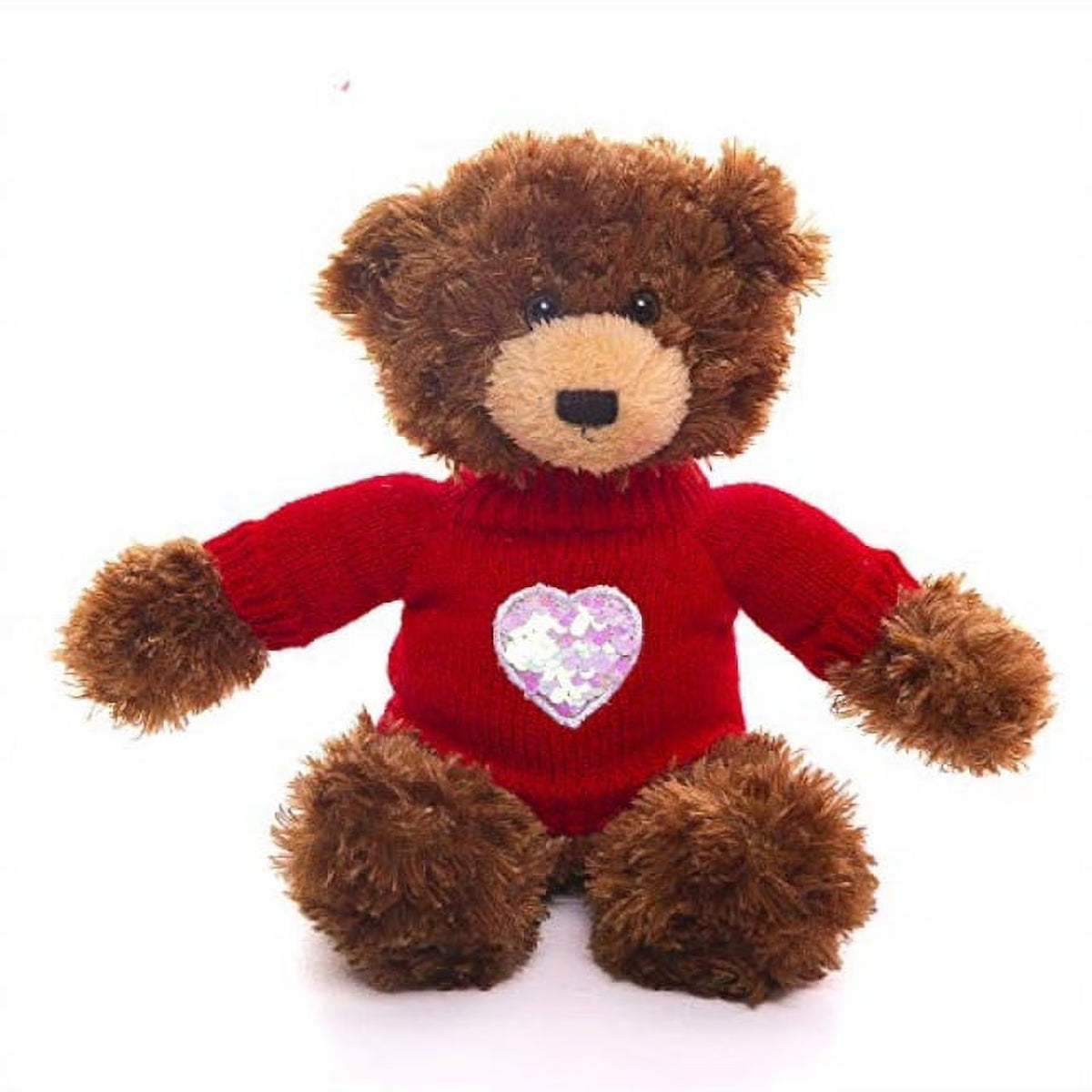 Chocolate Teddy Bear with Valentine Sweater P59436