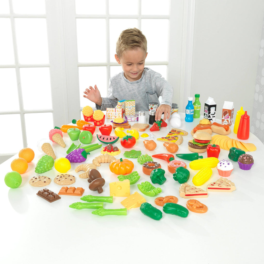 115 Pieces Play Food Set P252