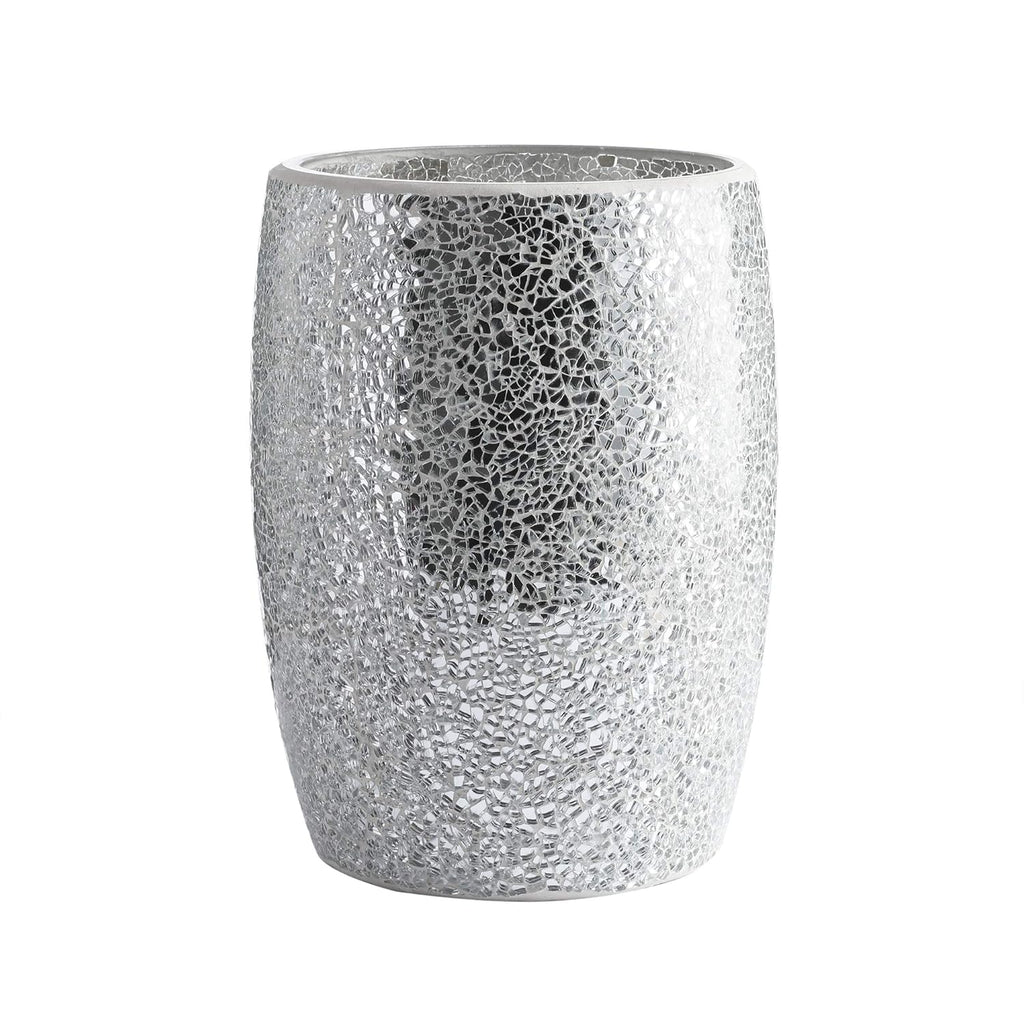 Mosaic Glass Bathroom Wastebasket K121