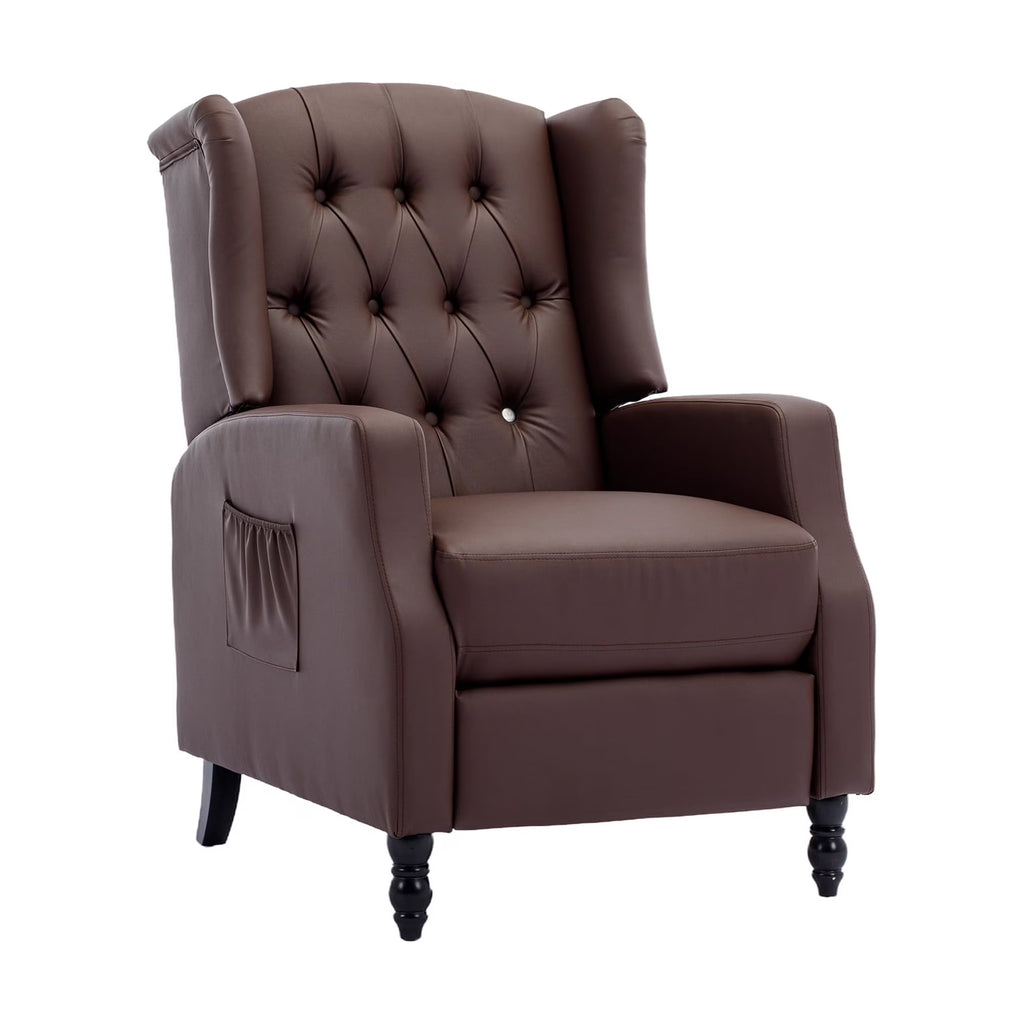 Tiger Chair Single Sofa High Back Fabric I3860