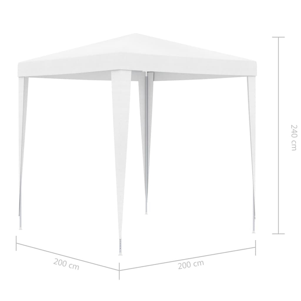 White Party Tent 6.6'x6.6' R8286