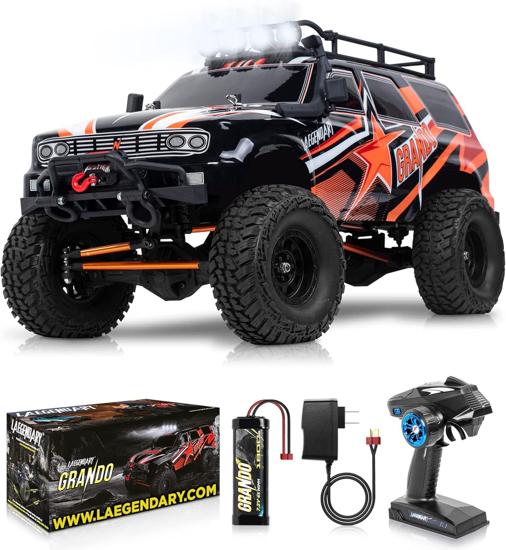 Green 1:10 Scale 4x4 RC Rock Crawler Truck, Pack of 2 K54932