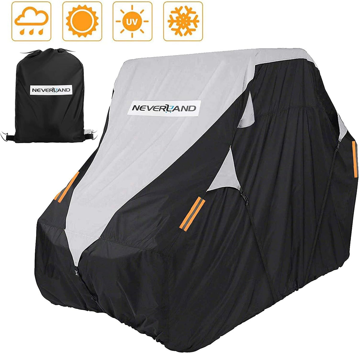 UTV Cover Waterproof 420D Heavy Duty Pack of 2 B789