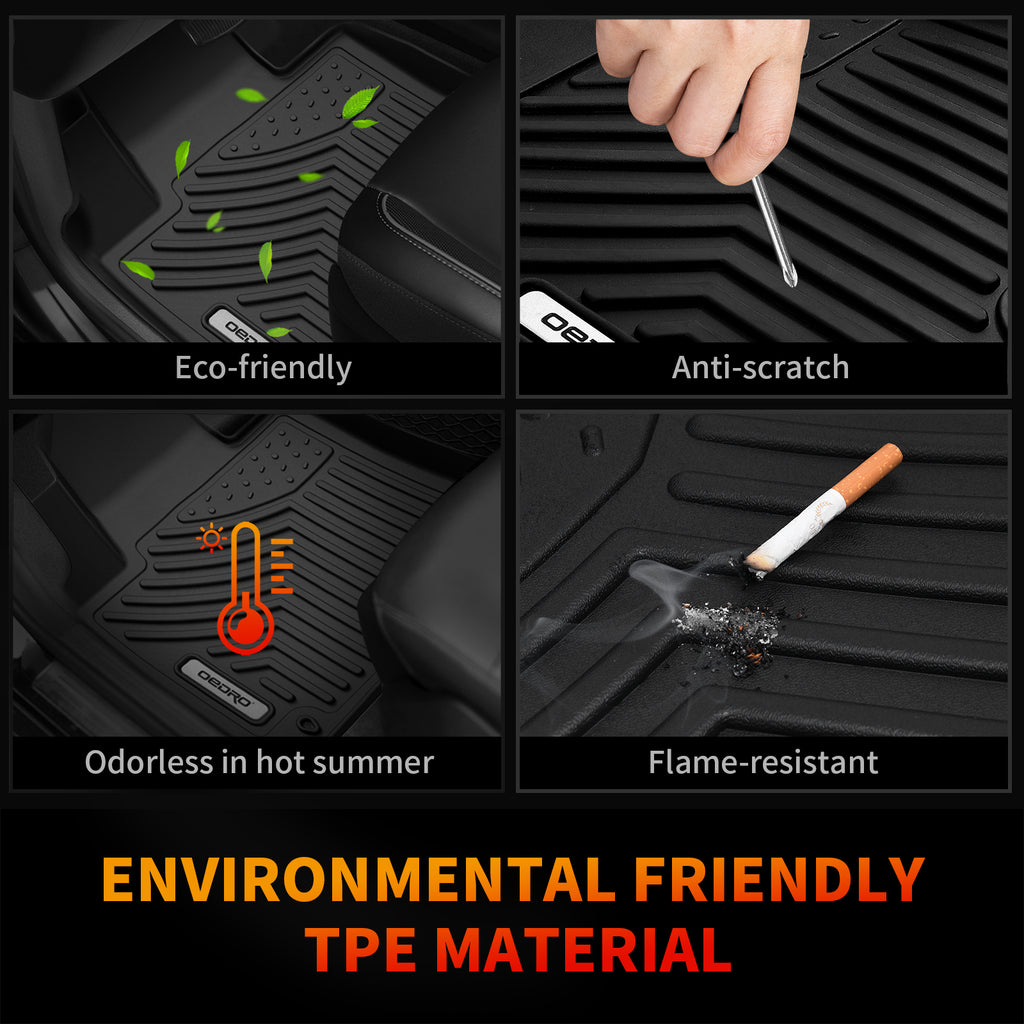 TPE All-Weather Floor Mats Full Set for Kia Soul I96762