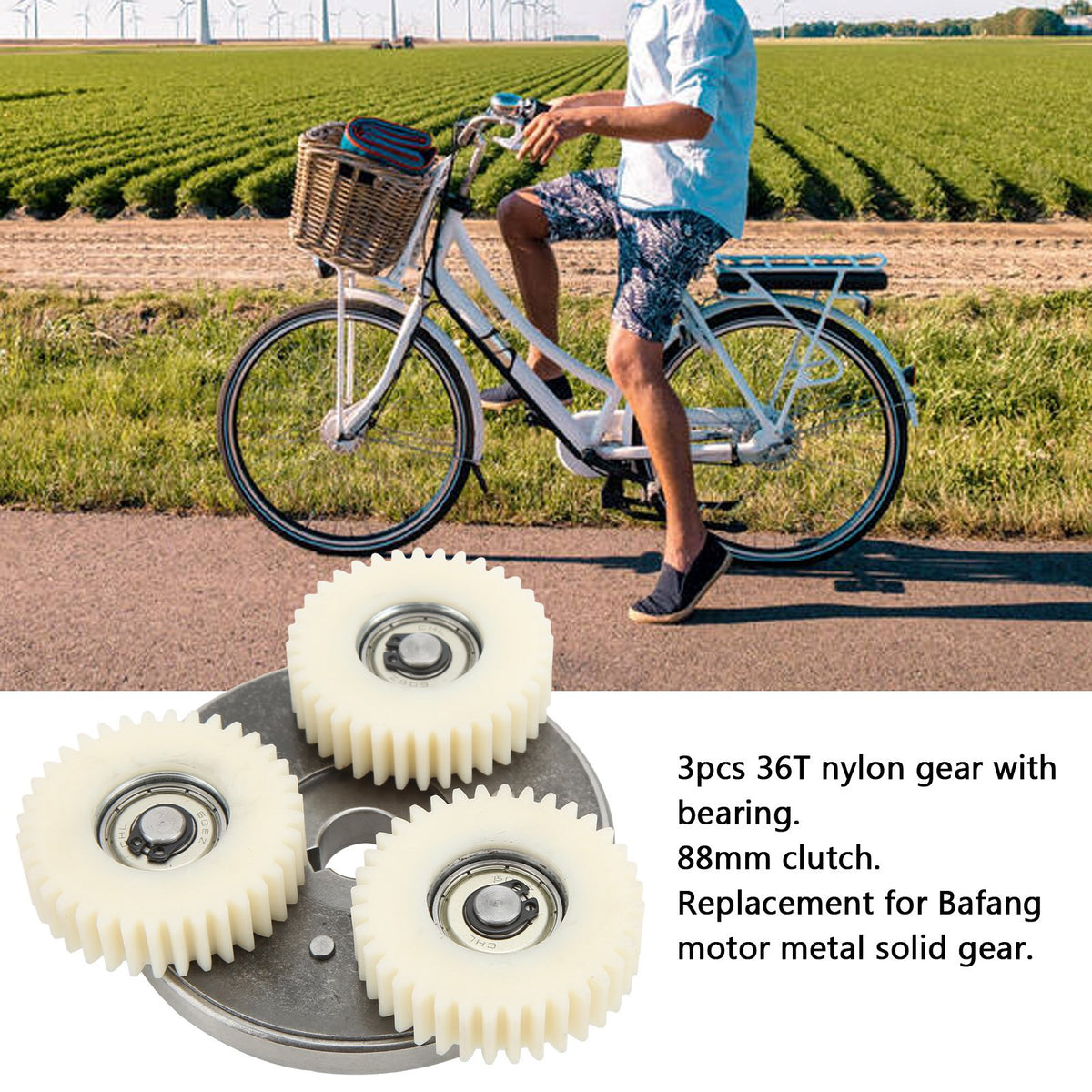 36T Planetary Nylon Gears for Bafang Electric Bicycle X926
