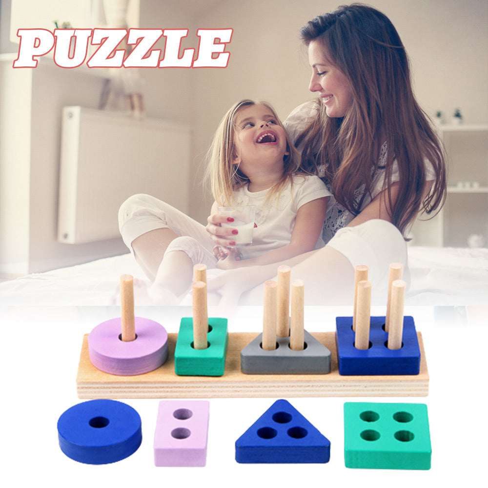 Wooden Sorting and Stacking Toys X97070