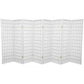 White 8 Panel Shoji Screen V73655
