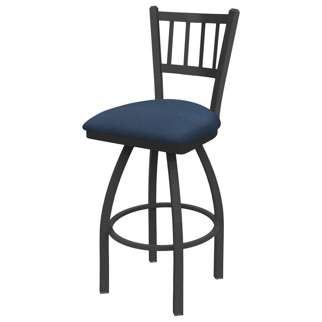 25x22 Swivel Counter Stool with Pewter Finish J24859