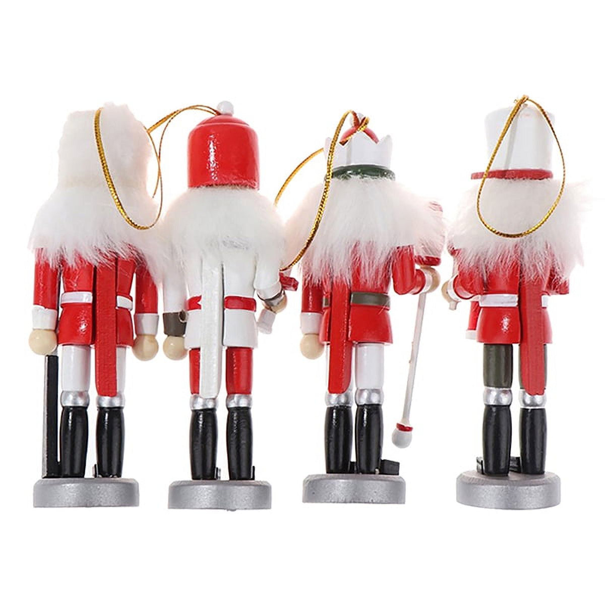 1Pc 12CM Nutcracker Puppet Soldier Xmas Tree Pendant D678