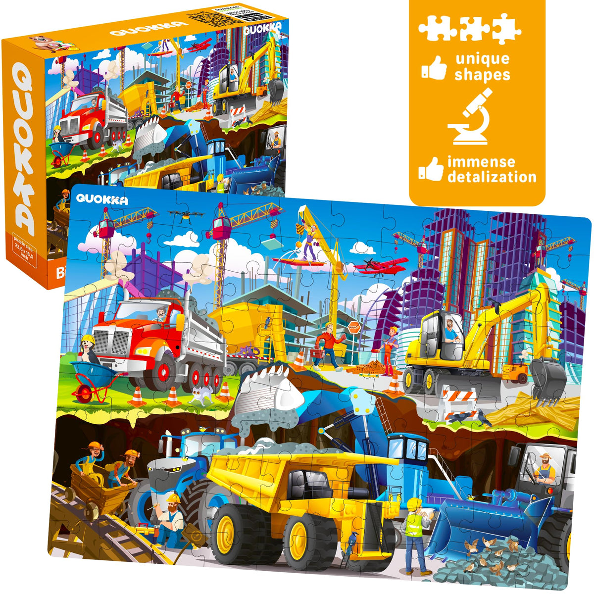 100 Piece Floor Puzzles for Kids Ages 4-6 S393262
