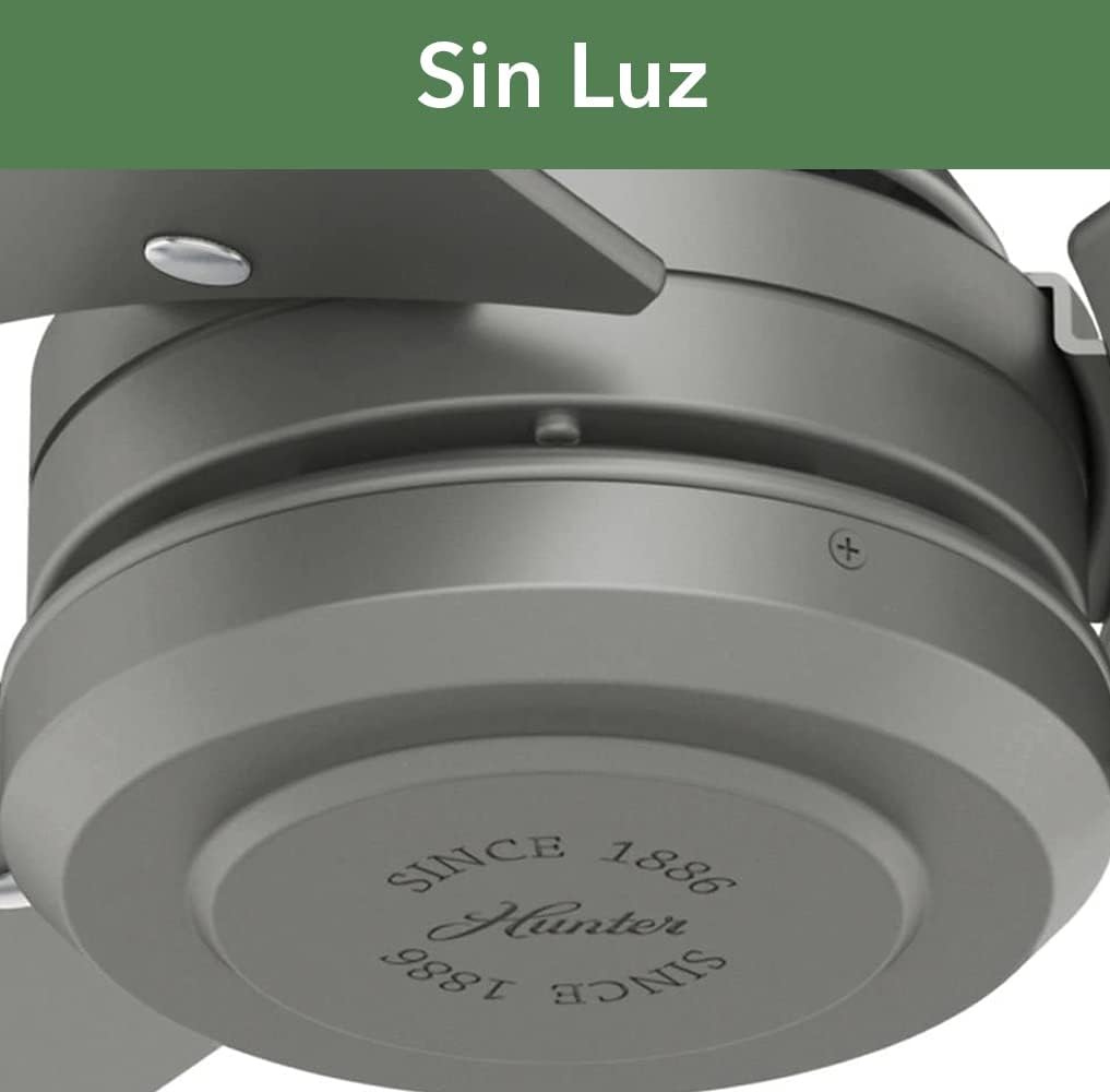 Matte Silver 52 3 Blade Wooden Indoor Outdoor Ceiling Fan with Light Kit J2942