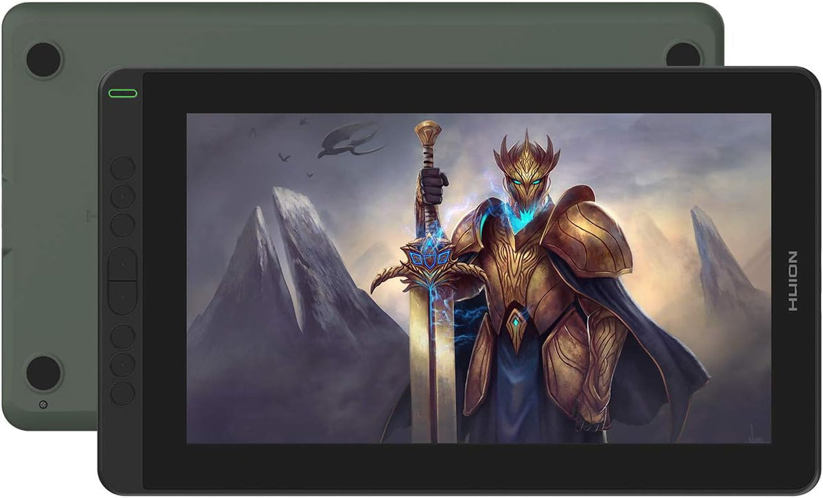 Green 13.3inch Graphics Drawing Tablet with Screen O321