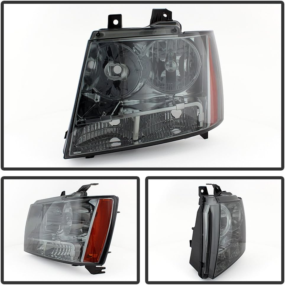 Smoked Factory Look Headlights Driver + Passenger Side Set O5242