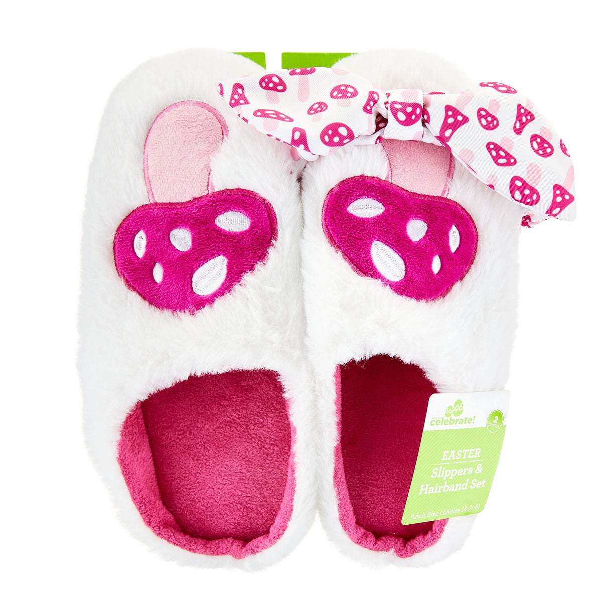 Mushroom Slipper and Headband Set C240