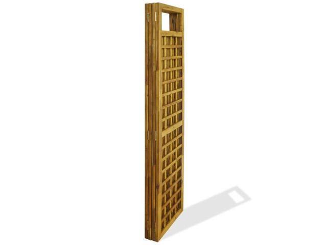 4-Panel Solid Acacia Wood Room Divider P9814