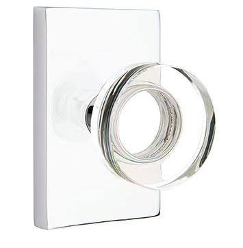 Polished Chrome Crystal Knob Passage Set P419637