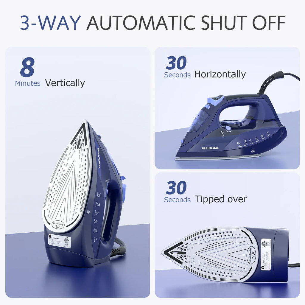 Steam Iron with Thermostat Dial, Self-Cleaning J632181