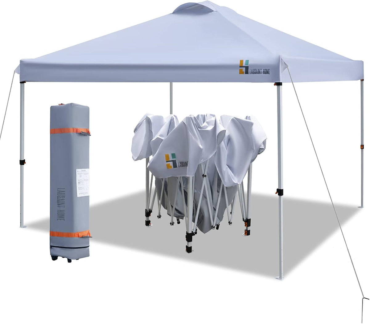 Blue Pop Up Canopy Tent with Roller Bag F6343
