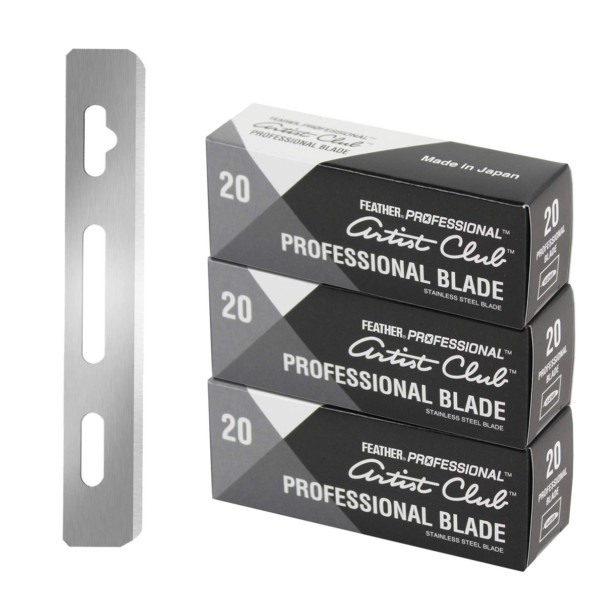 60 Count Feather Artist Club Pro Razor Blades O221