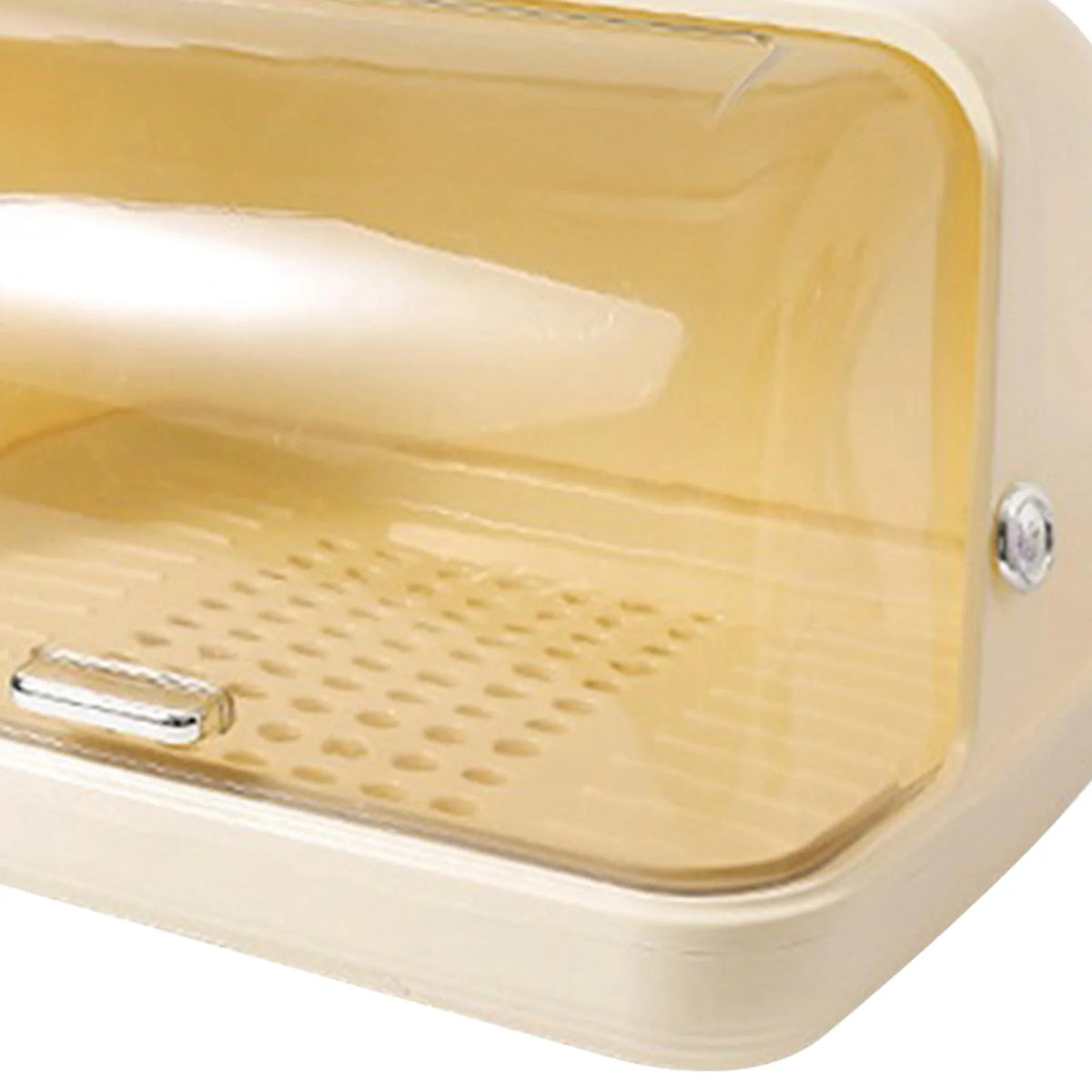 Creamy yellow Cup Storage Rack with Lid Y309326