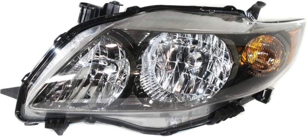 Driver Side Headlight Assembly for Toyota Corolla 2009 2010 G3966