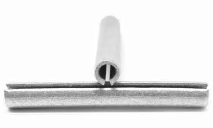 1/8 x 1 1/8 Roll Pin / Spring Pin - Medium Carbon Steel Zinc Pk 2000 L81885