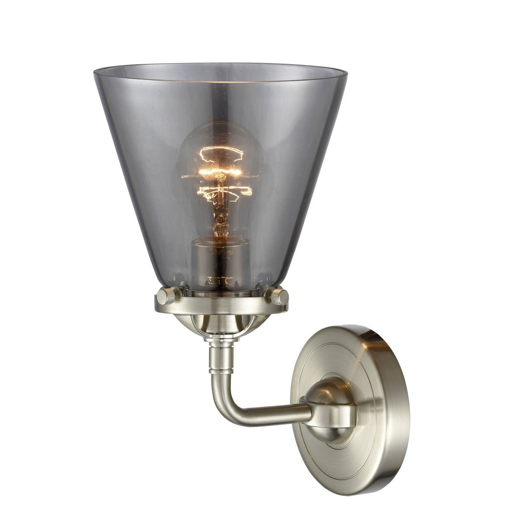 Black Antique Brass Small Cone 1 Light Sconce B514