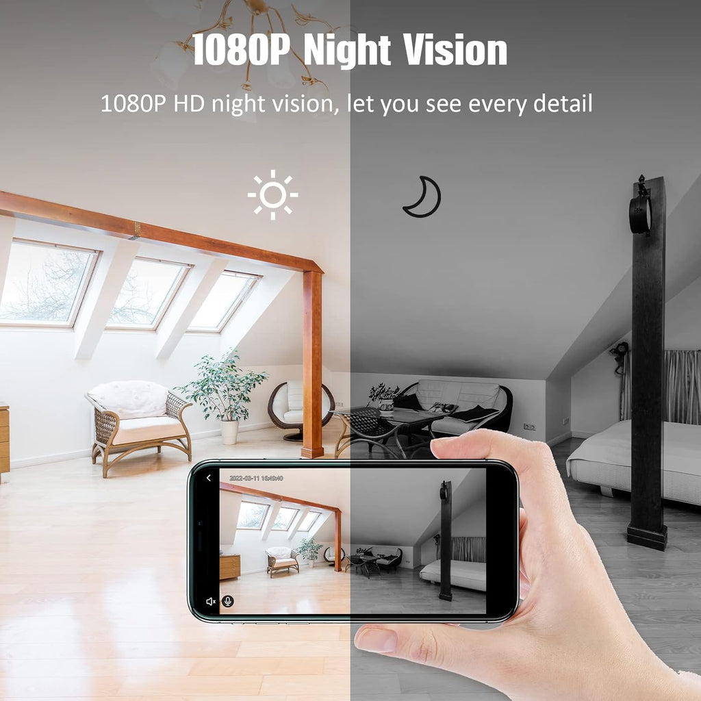 Wireless Security Camera Outdoor, 1080P Battery Powered WiFi Camera, IP65 Weatherproof I615057