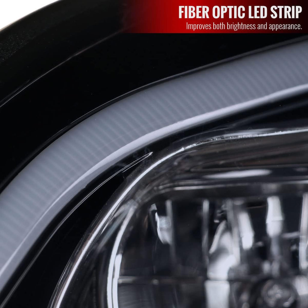 Smoke LED Projector Headlights V432