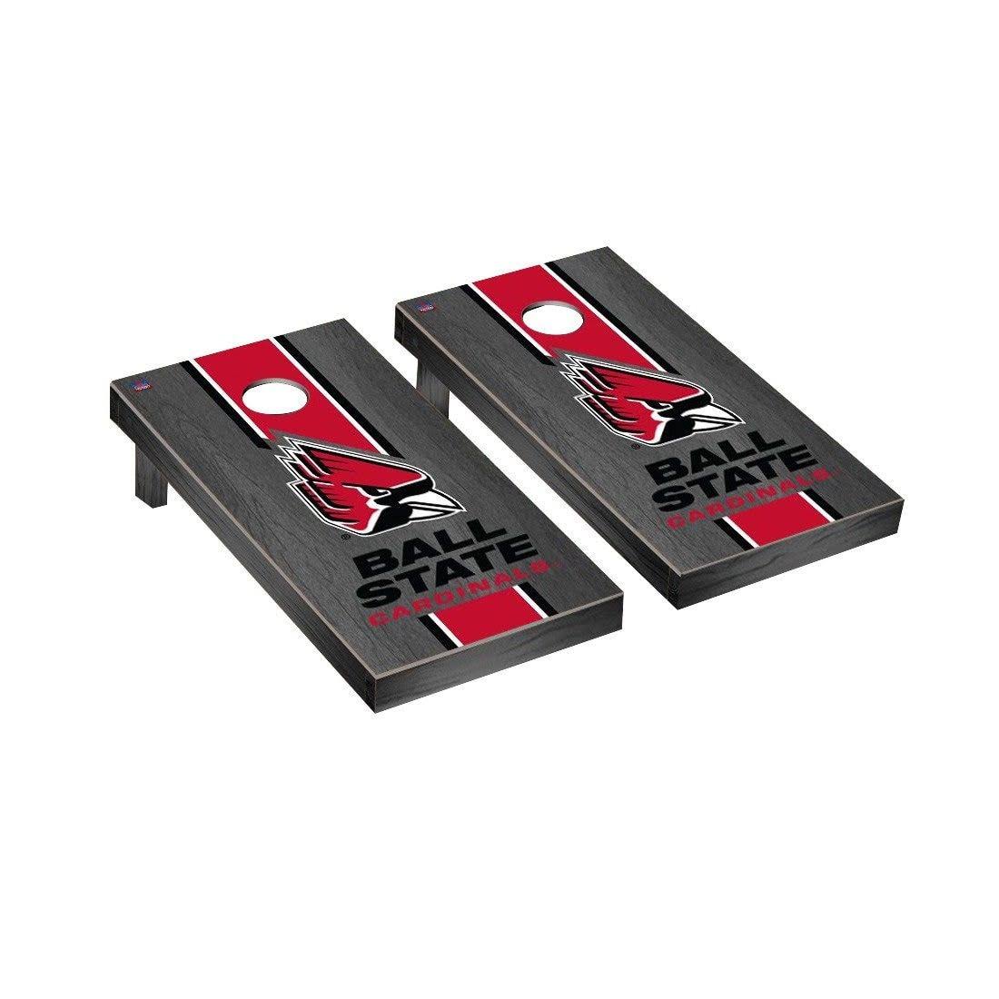 Cornhole Game Set Onyx Stained Stripe Version F29469