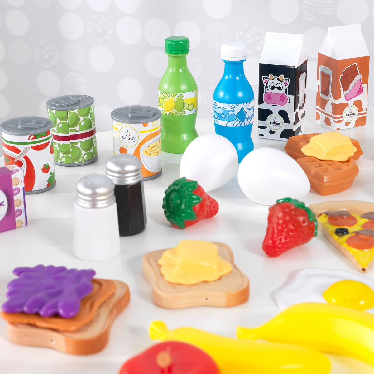 115 Pieces Play Food Set P252
