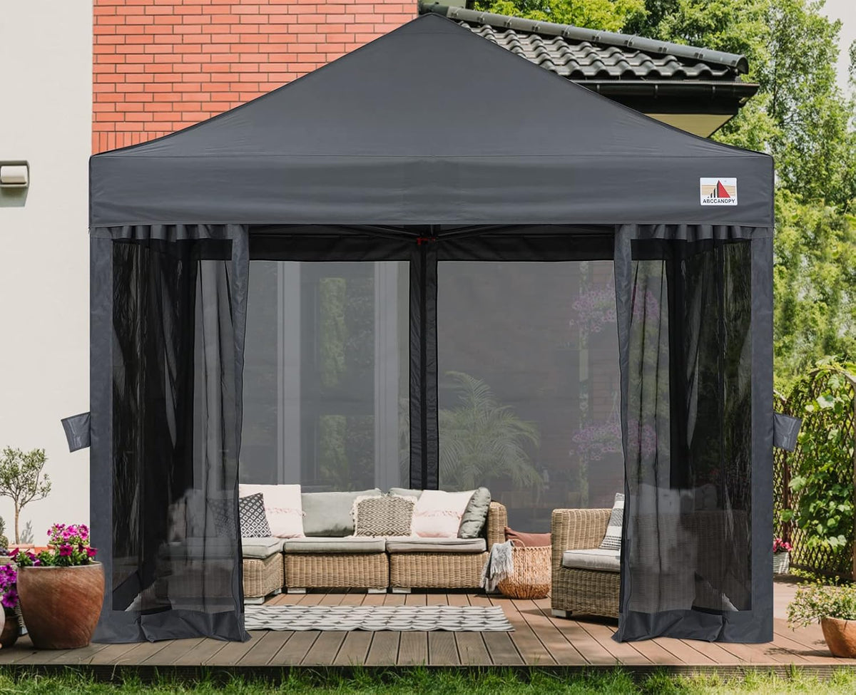 10x10 Pop Up Gazebo Tent with Netting Walls S241