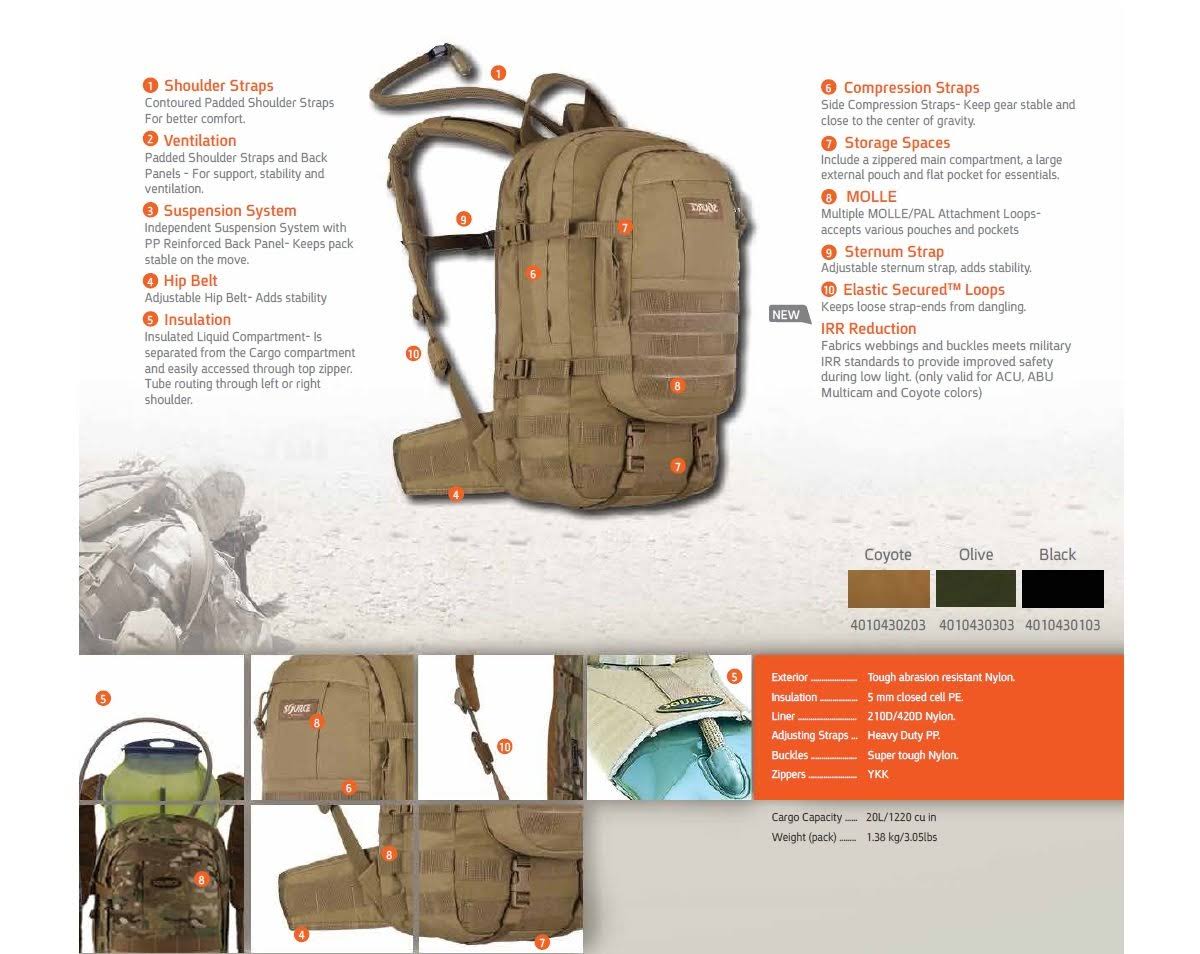 Coyote Cargo Hydration Pack L5575
