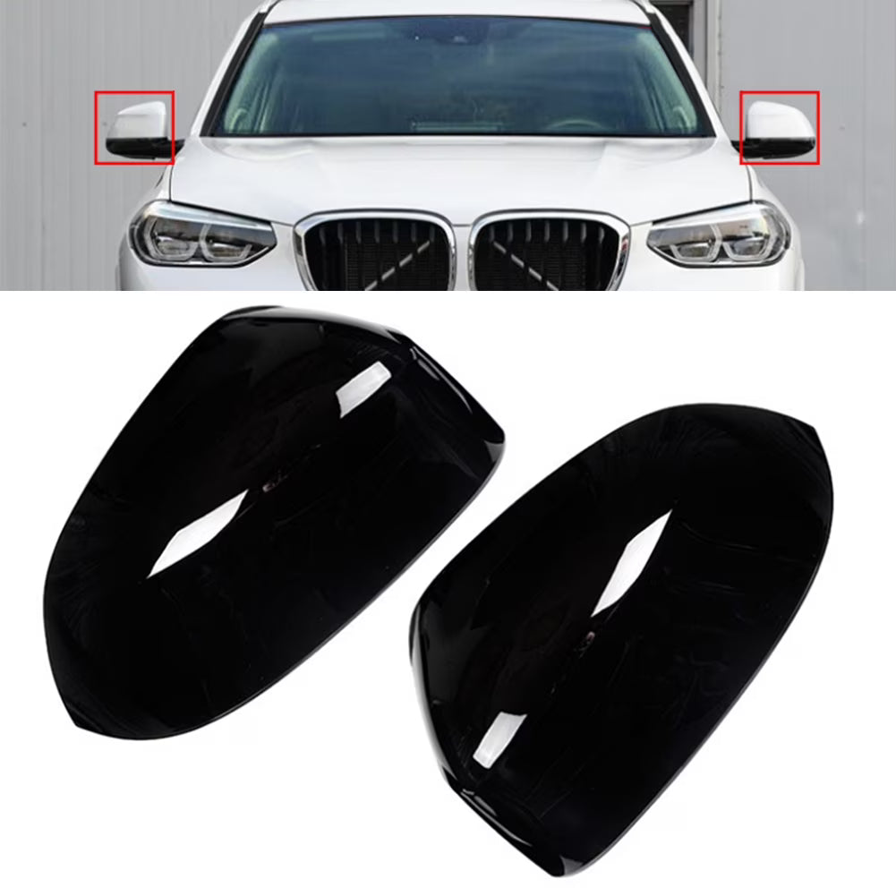 Black Rearview Mirror Cap Cover Trim for BMW X3 X4 J30793