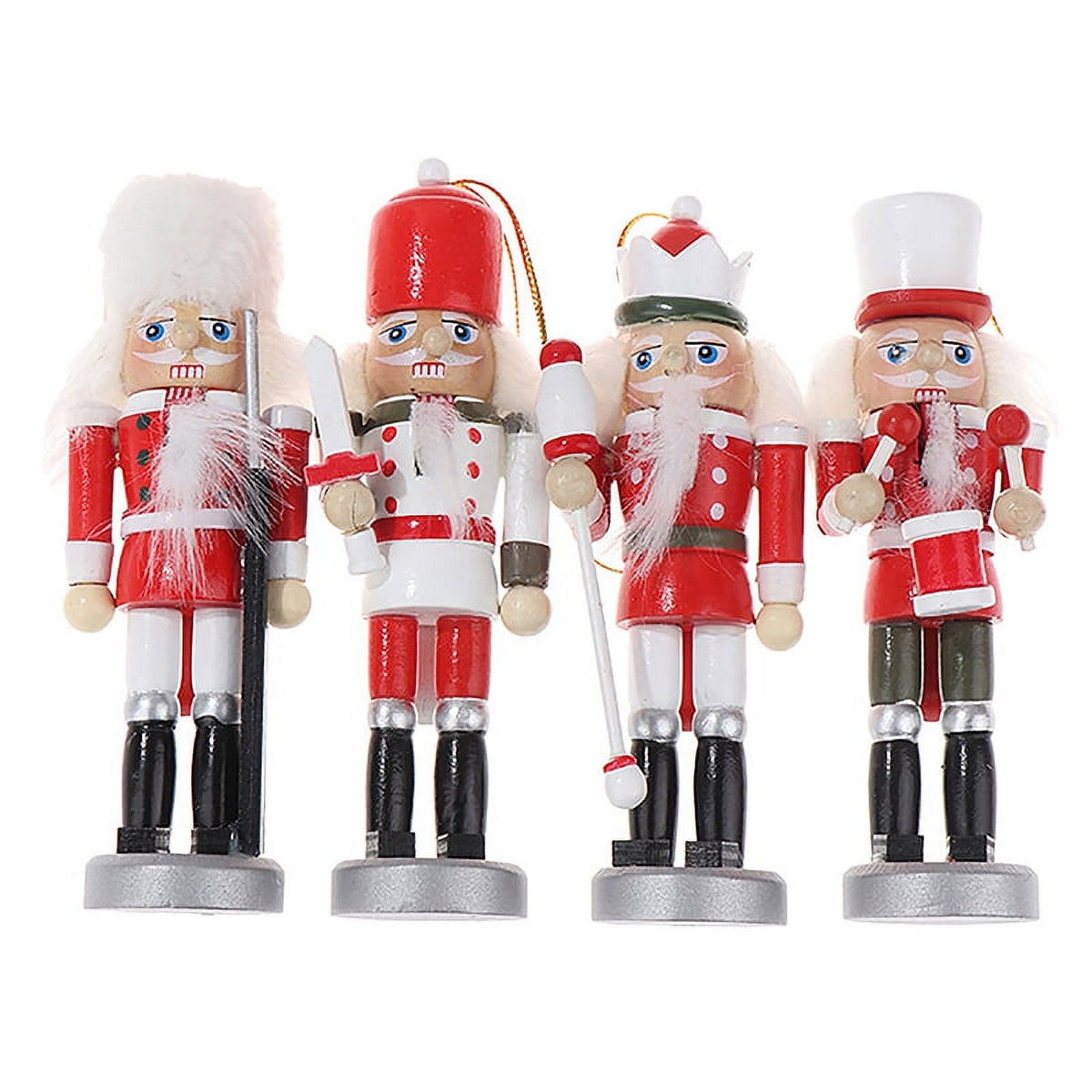 1Pc 12CM Nutcracker Puppet Soldier Xmas Tree Pendant D678